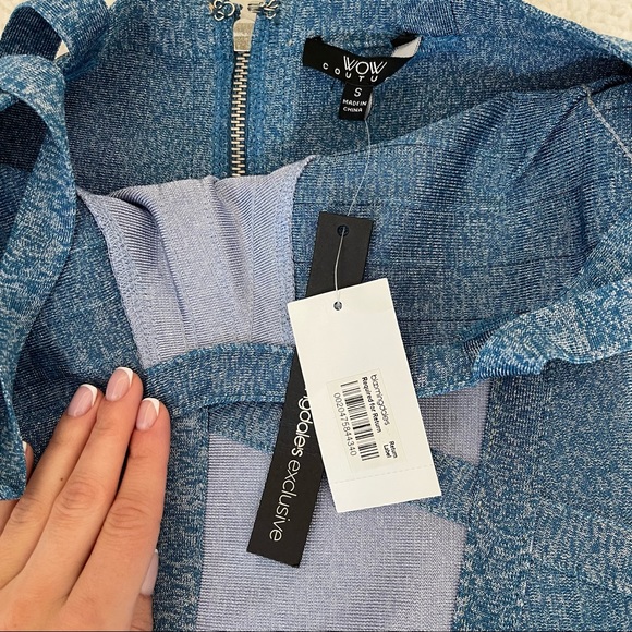 NWT blue dress bought from Bloomingdale’s - Picture 3 of 4